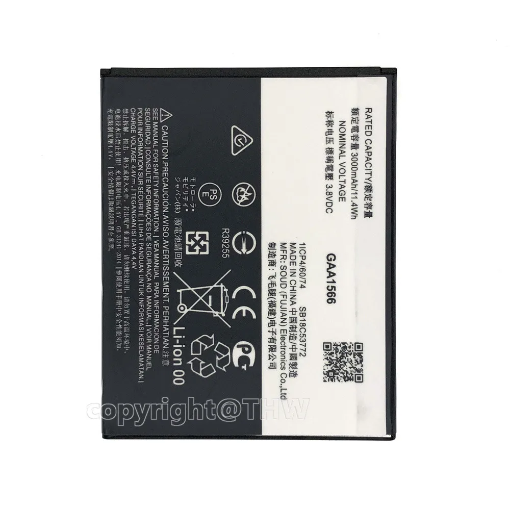 100% Original 3000mAh Genuine KC40 for Moto E6 plus XT2025-1 XT2025-2 Replacement Phone Batteria Battery In Stock Batteries