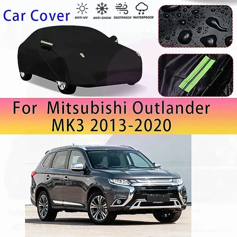 

Для полного Mitsubishi Outlander MK3 2013 2020, водонепроницаемые пылезащитные наружные защитные солнцезащитные чехлы для автомобиля