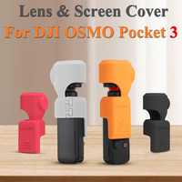 Lens Cap For DJI OSMO Pocket 3 Gimbal Screen Protective Cover Soft Silicone All-in-one Anti-bump Case Extended Frame Accessories
