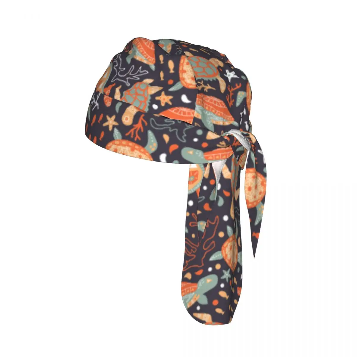 

Bicycle Headband Cap Turtles And Sea Plants Corals Fishes Cycling Headscarf Quick-dry Sun-Protective Hat Head Scarf