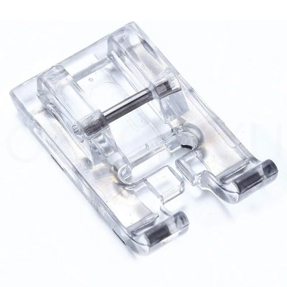 Sewing Clear Open Toe Satin Stitch Presser Foot For All Low Shank Snap-on Sewing Machine Accessories Parts Multifunction Foot