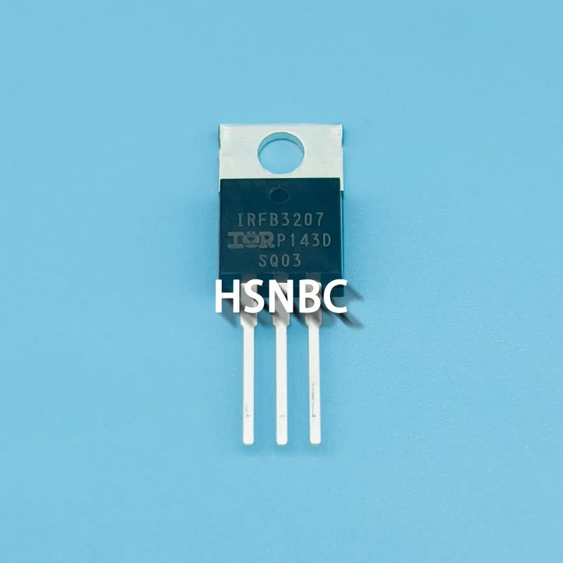 10Pcs/Lot IRFB3207PBF IRFB3207 FB3207 TO-220 75V 180A MOSFET N-Channel Power Transistor 100% New Imported Original