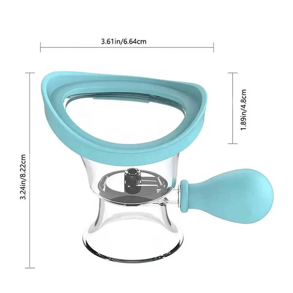 1 szt. Miękkie silikonowe kubeczki do płukania oczu, kubeczki do czyszczenia i płukania oczu wielokrotnego użytku, kubeczki do płukania oczu pod prysznic dla studentów, nowość w zakresie zdrowia i urody