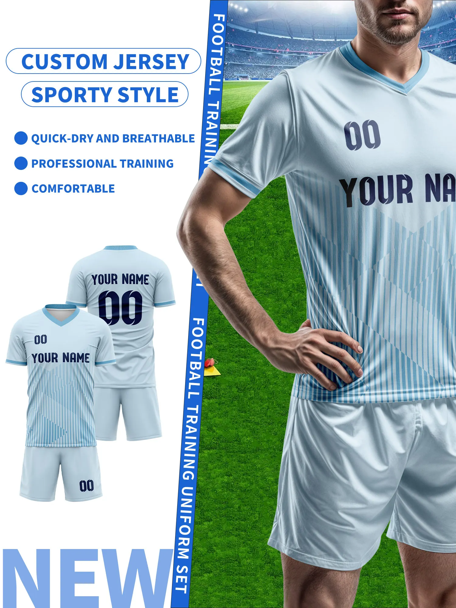 

Спортивные футболки с V-образным вырезом для мужчин и женщин 2026 года с индивидуальным именем и номером, быстросохнущие, модные, с технологией сублимации