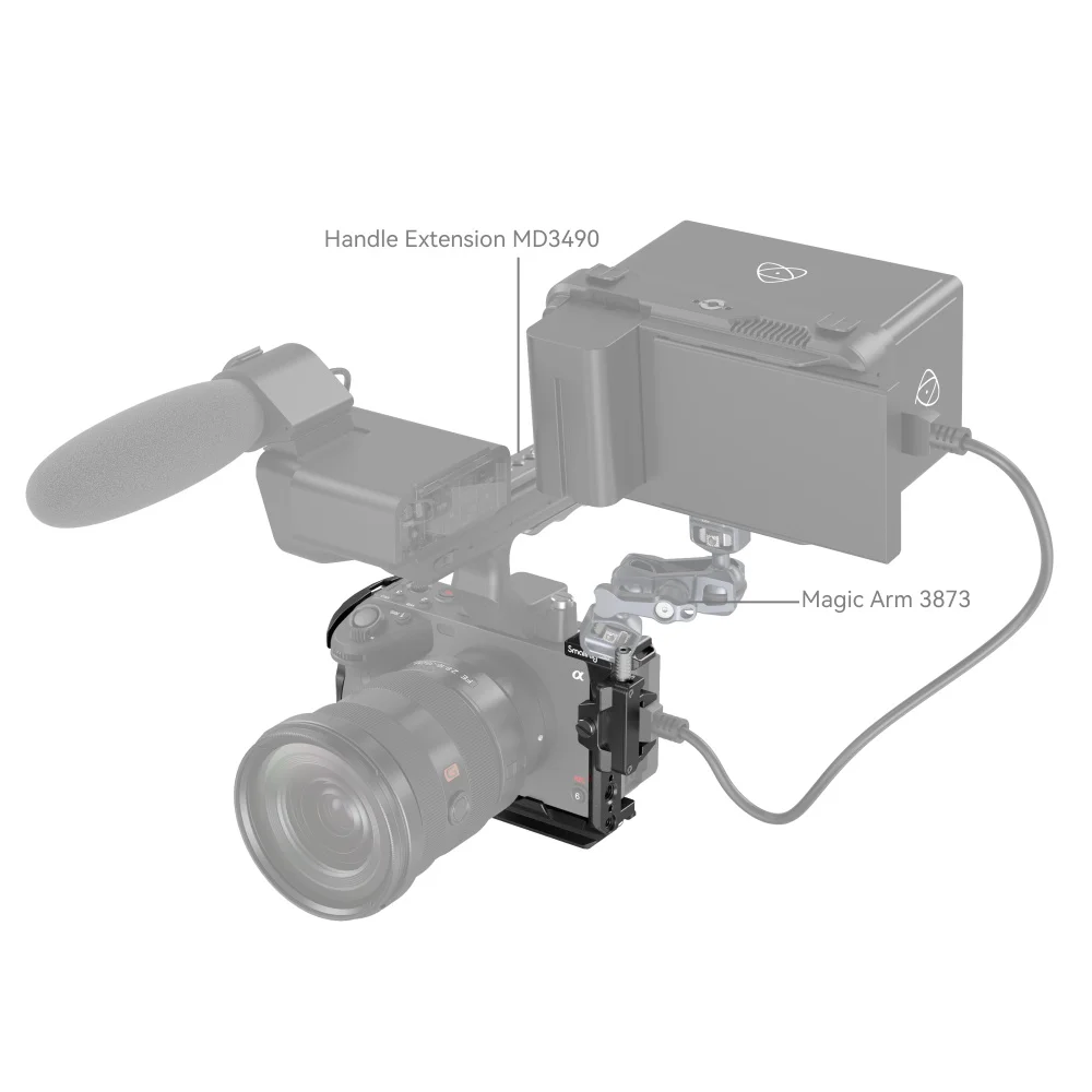 SmallRig 휴대용 카메라 케이지 키트, 소니 FX30 FX3 FX 30 4183 4184 전체 케이지 보호
