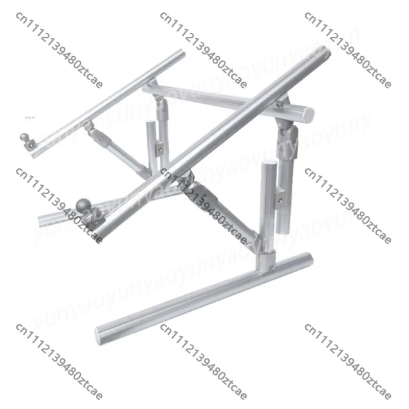 Aluminum Alloy Ratchet Embroidery Stand Adjustable Desktop Holder Universal Cross Stitch Support for Home Use