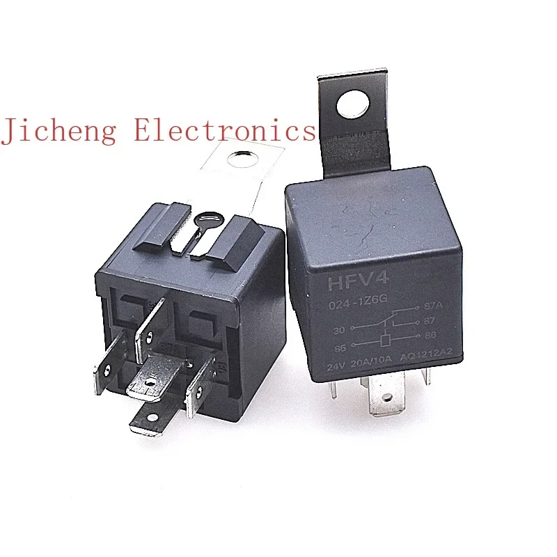 

10PCS HFV4-012 024-1Z6G Five-foot 12V 24V 20A Automotive Relay
