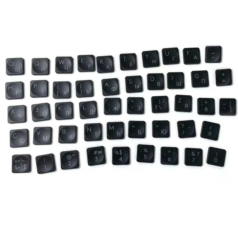 GreyBlack Russia 48 Keycaps Replacement Keycap Key Cap &Scissor For Logitech Craft MX S YR0073 YR0064 YR0084 Mini Keys Keyboard