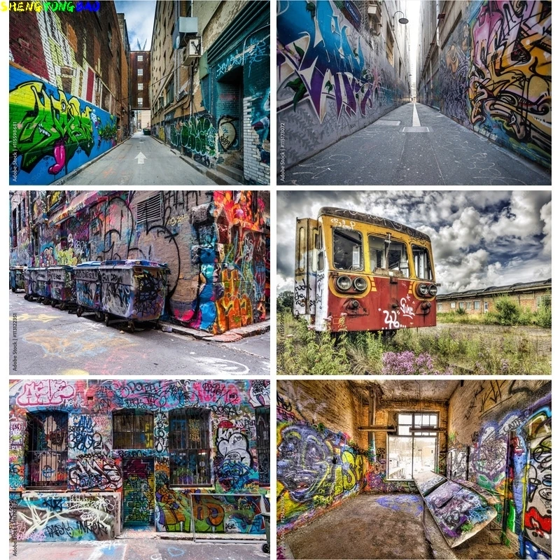 

Виниловый фон для фотосъемки с граффити на заказ, реквизит для студии, винтажный фон для фотосъемки с изображением кирпичной стены 211218qui-04