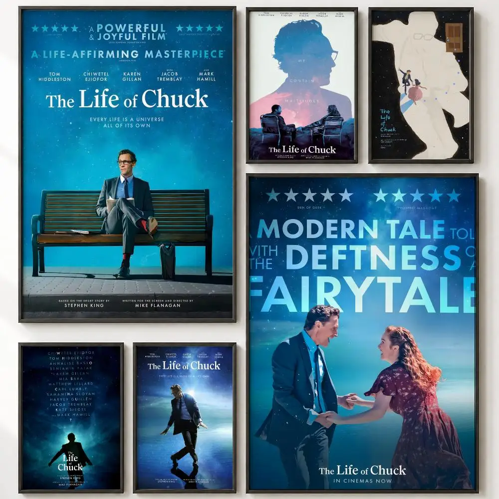 The Life of Chuck Poster HD poster wall art self-stick no-residue for home cafe office great gift