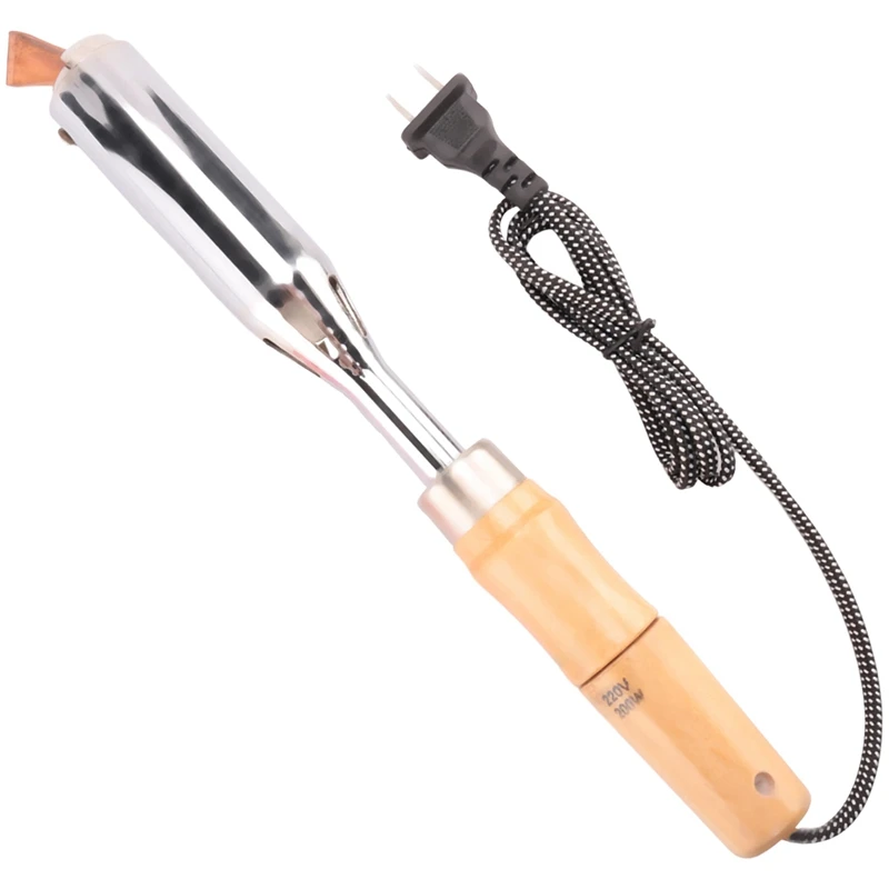 Insulated Wooden Handle Electric Iron High Power Soldering Iron Household Electrician Welding Electric Iron Iron Soldering Iron