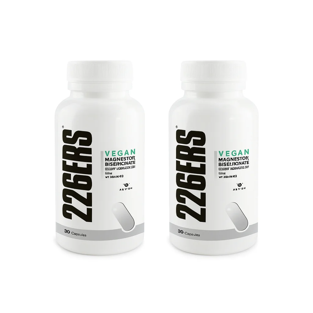 226ERS PACK 2 UNDS MAGNESIO VEGAN MAGNESIUM BISGLYCINATE - MAGNESIO QUELADO, ZINC Y VITAMINA B6 90 CAPS