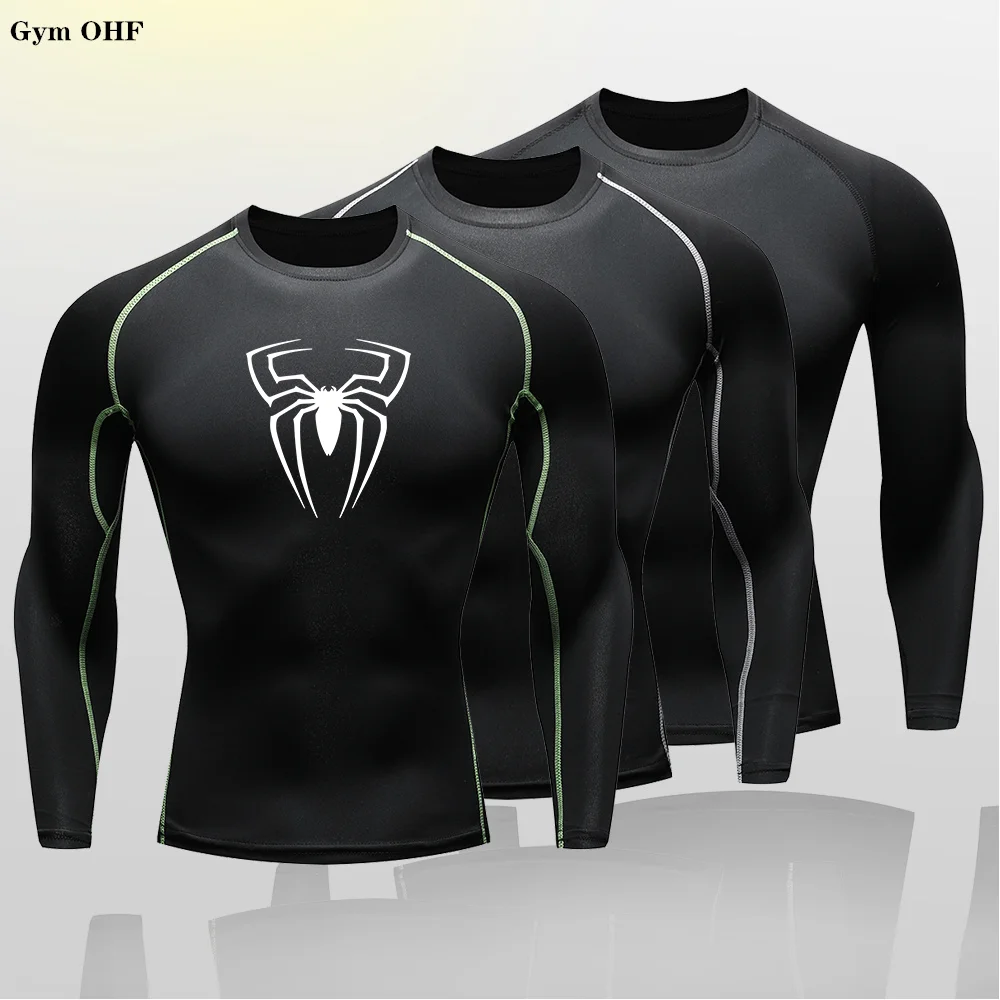 Sports Compression Shirt Child Running T-Shirt Long Sleeve Sun Protection Second Skin Workout Base Layer Breathable Gym T-Shirts