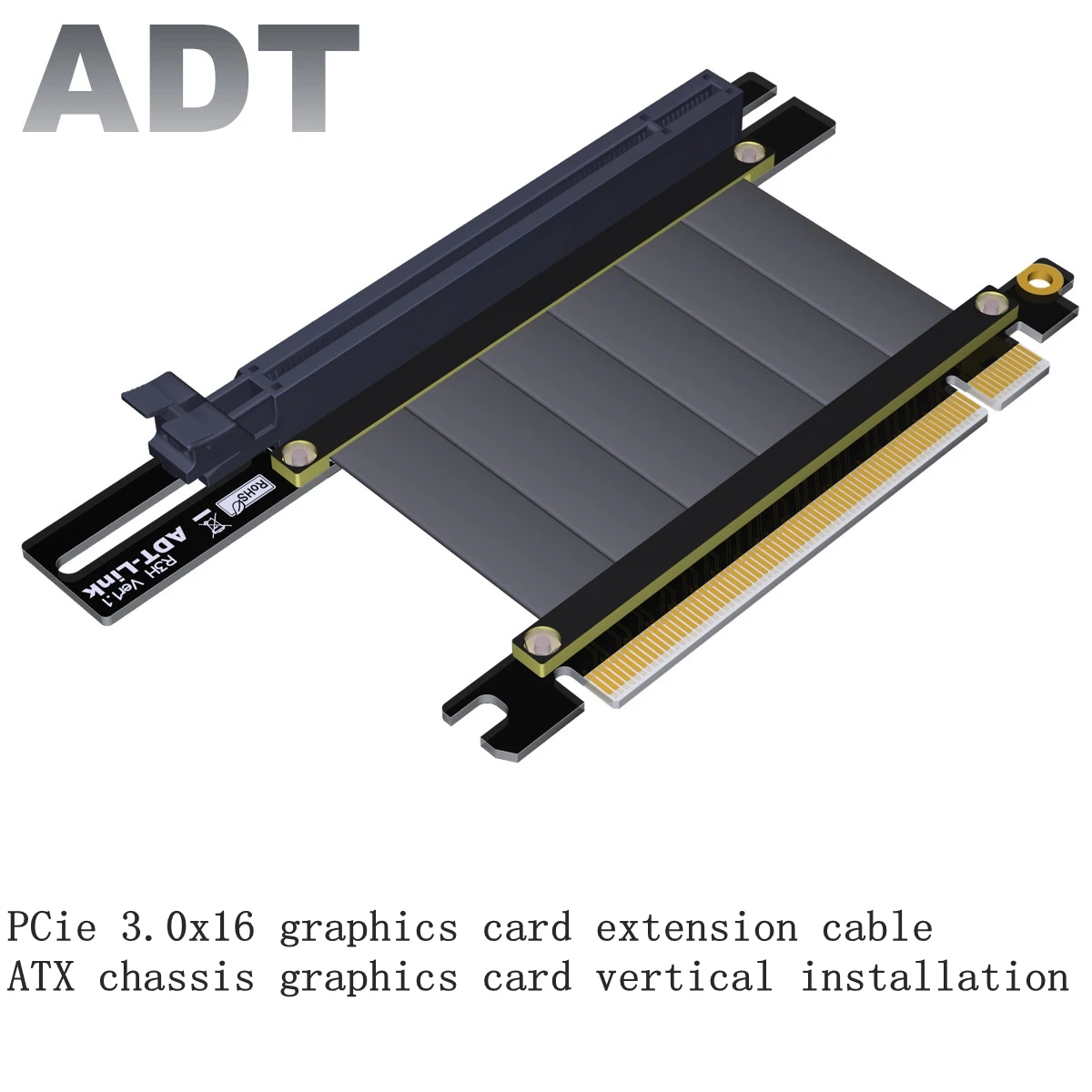 

ADT graphics card extension cable supports chasing MSI MSI Cooler Master Lianli ATX chassis