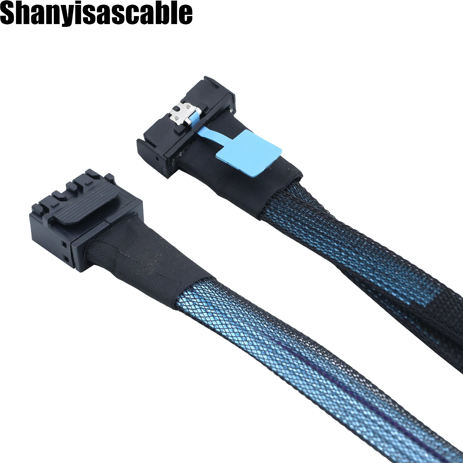 

0.5M PCI-E 5.0 MCIO 8X 74Pin to 8X dual 36Pin Mini SAS HD SFF-8643 Extension Data and Cord Cable