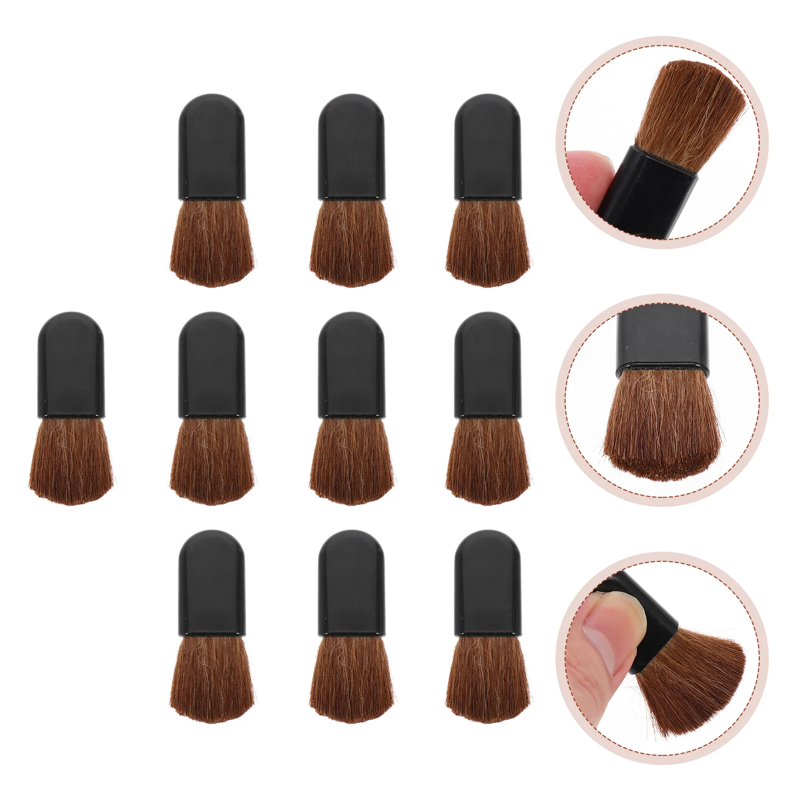 

10 Pcs Mini Brush Multi-function Paintbrush Brushes Convenient Household Artist Chalk Supply Portable Mural Accessory