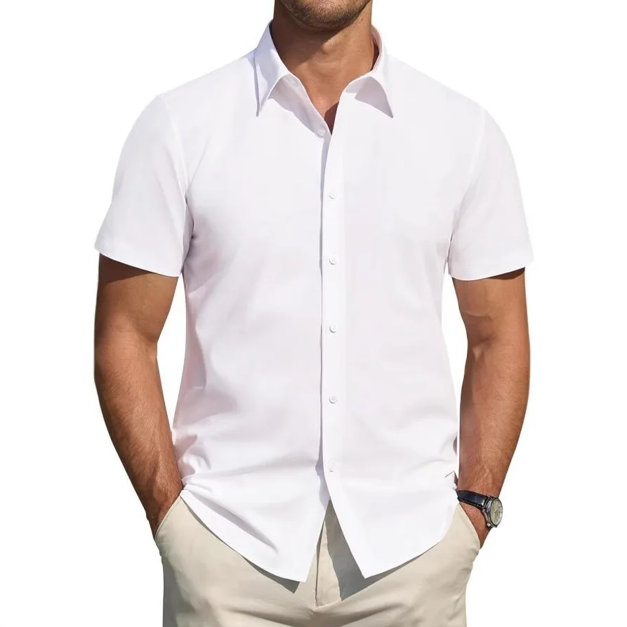 

Men's Shirts Short-sleeved Men's Short-sleeved Shirts Ice Silk Cool Shirts Men's Clothing