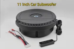 M2 audio Car Subwoofer Class AB Power Amplifier Bass Speakers Aluminum Box Active Sub Woofer Install on Spare Tire Audio System
