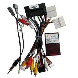 Car Radio Stereo Wiring Harness Cable Canbus Android 16pin For Hyundai Santa fe for Kia Sportage K3 Sorento Cerato