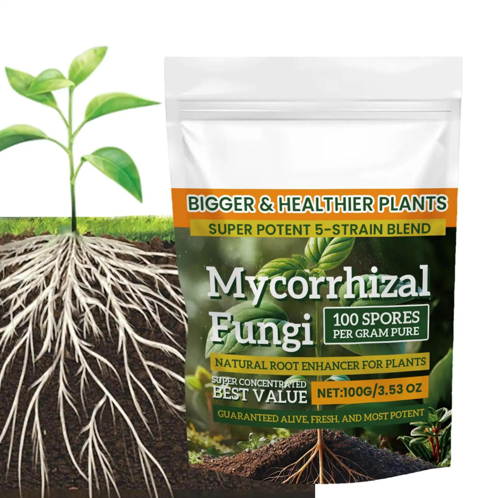 100g Safe Effective Rich Nutrients Plant Nutrient Powder Natural Nutrition Balanced Formula for Hydroponics Soil Culture