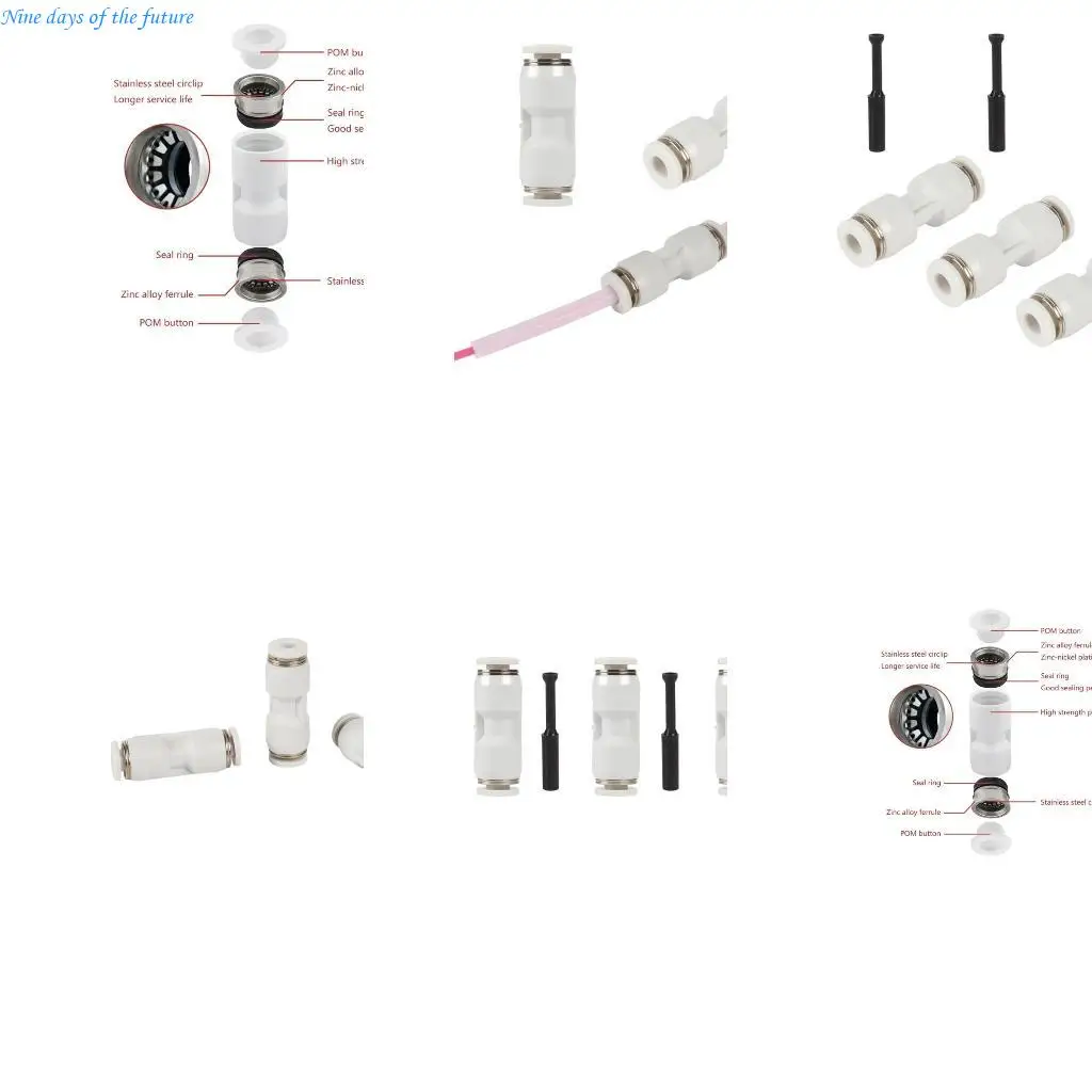 

3PCS PRINTER PTFE Пневматический разъем подгонки 1,75 мм.