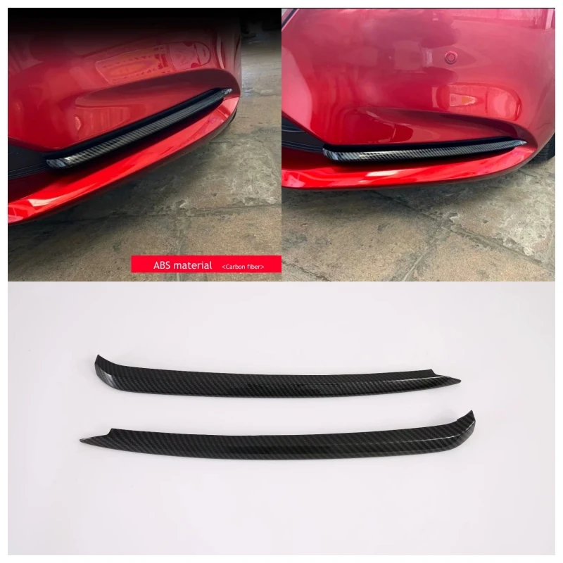 

For Mazda 6 Atenza 2020-2023 Exterior Accessories Decoration Car Styling Fog Lights Lamps Eyelid Eyebrow Strip Cover Trim