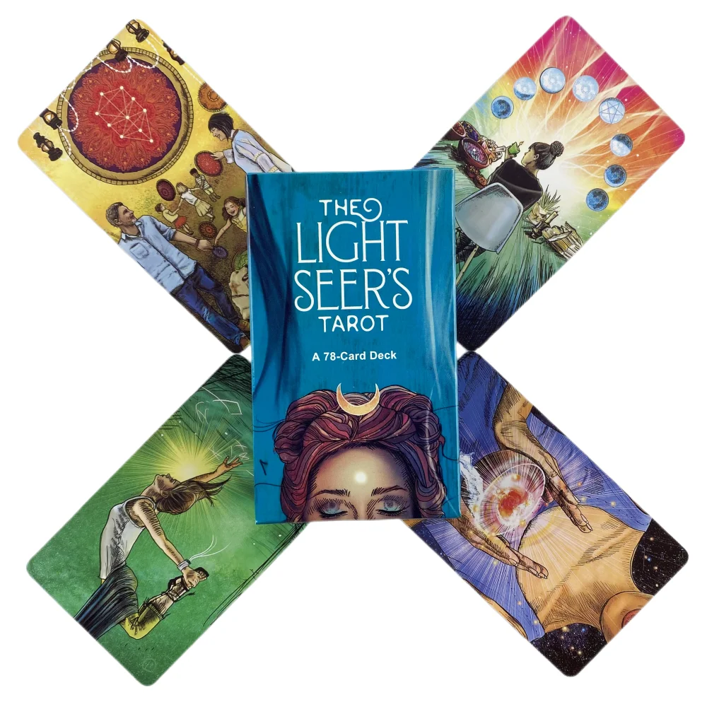 The Top Sale Tarot Cards Deck English Oracle Visions Divination Edition Borad Playing Games The Light Seers Tarot