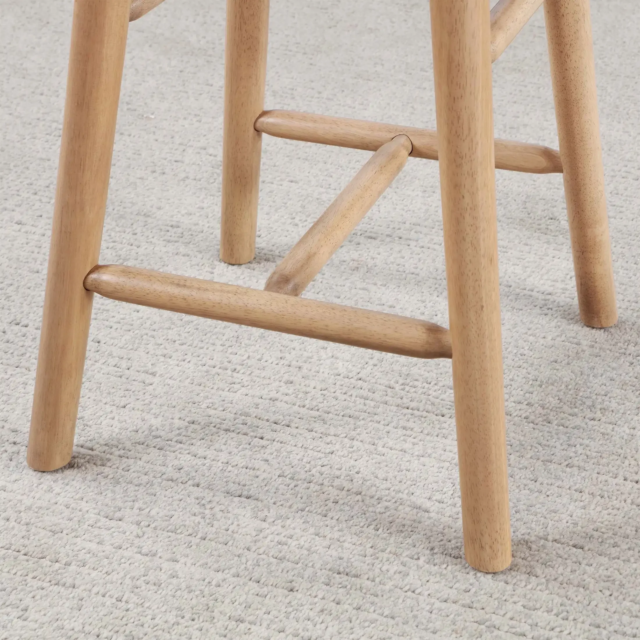 Springwood Barhocker, 2er-Set, helles Honig-Finish