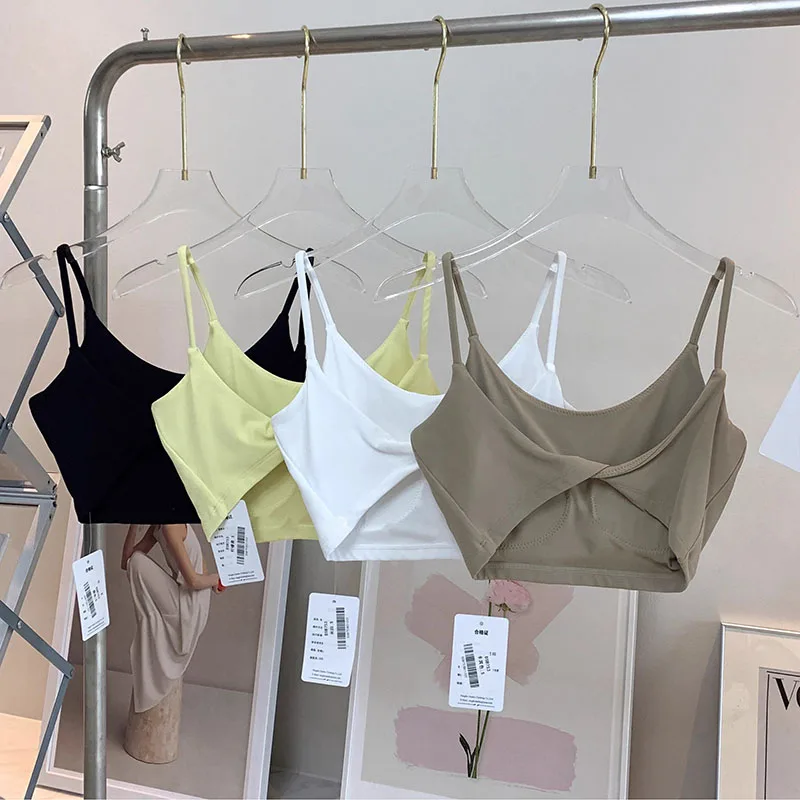 Women Sexy Sports Bra Twist Sling Yoga Bra Top Fitness Underwear Sport Tops Breathable Running Vest Gym Wear