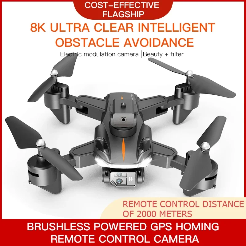 For Xiaomi P11 Max Drone 8K 5G GPS Professional HD Aerial Photography Dual-Camera Obstacle Avoidanc Brushless Quadrotor 10000M