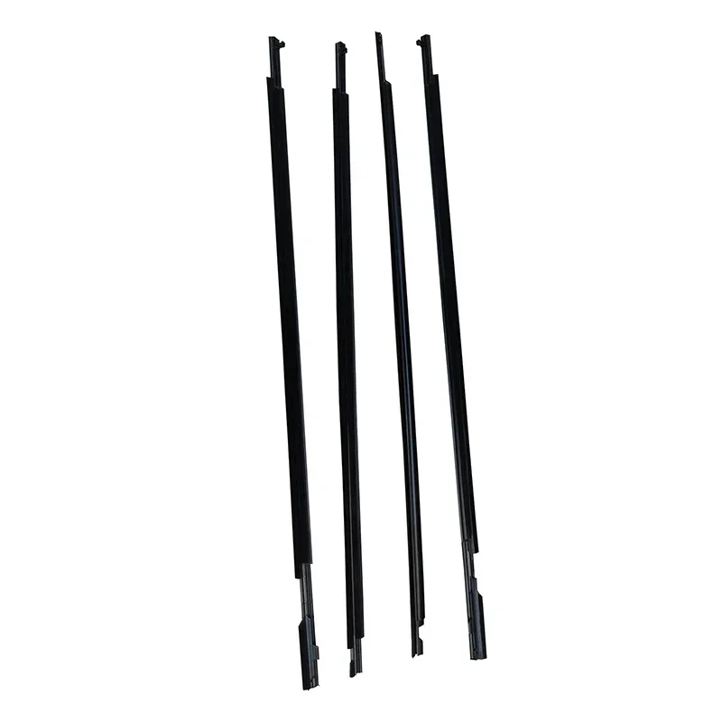 4Pcs/Set Window Weather Strips Fit For Toyota wish 2010-2016 Black Window Rubber Sealing Strip Car Accessories Decorative Strips