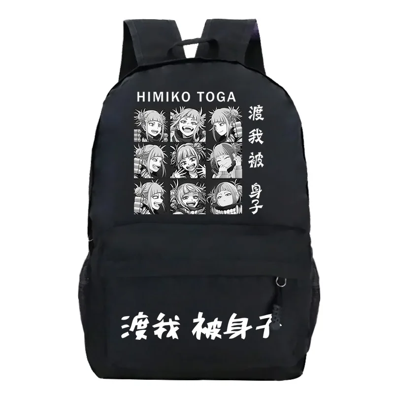 

Himiko Toga My Hero Academia Backpack Kids School Bag Girls Kawaii Bookbag Student Boku No Hero Academia Anime Backpacks Mochila