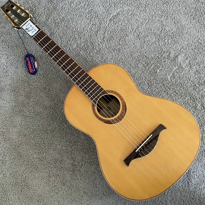 

I737 LAG Classical Guitar 112N Spring Model Nylon String Guitar Spruce with Mahogany 39' 18 Frets Rosewood Stock Guitars