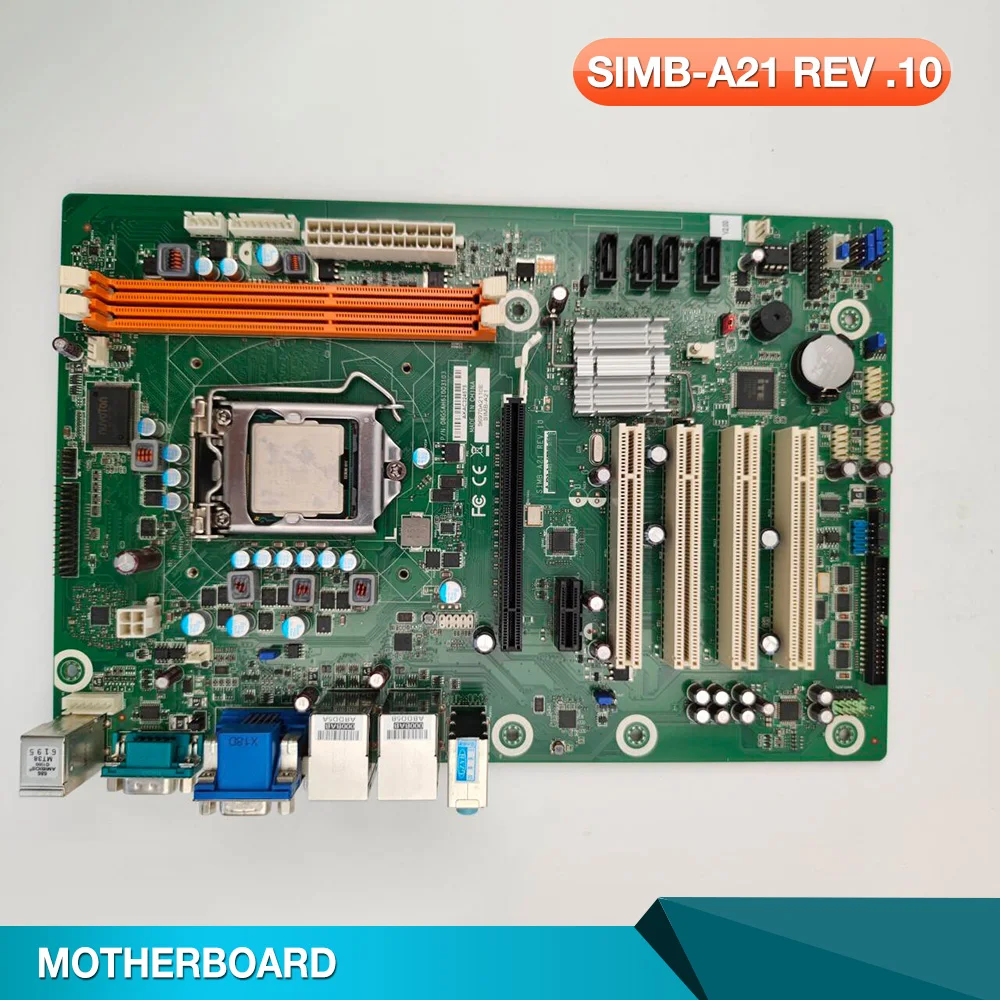 For Advantech Industrial Control Motherboard H61 Support I3/I5/I7 SIMB-A21 REV .10 SIMB-A21-8VG00A1E