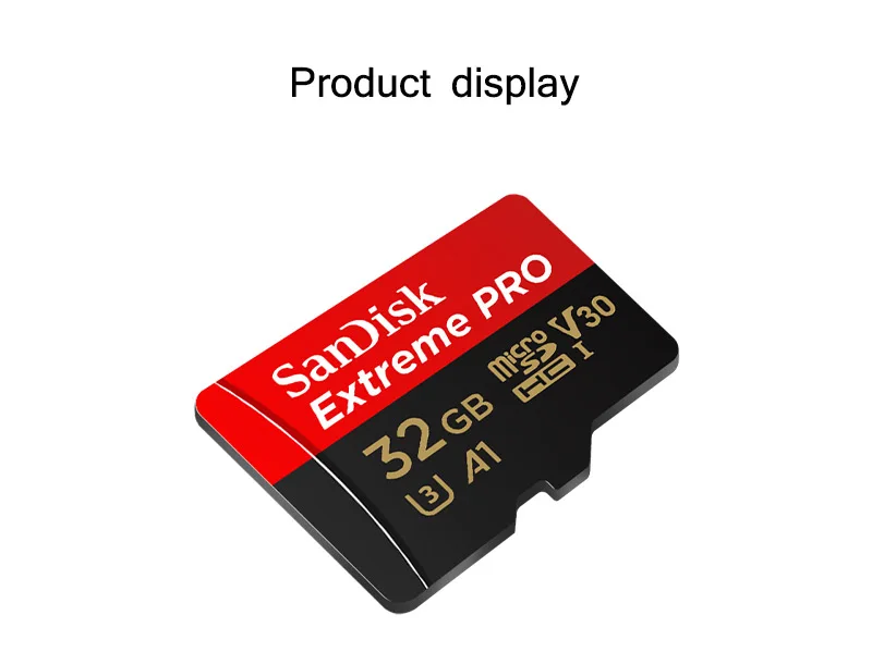 SanDisk Extreme PRO MicroSDXC-Karte 32GB 64GB 128GB 256GB 512GB 1T UHS-I U3 A2 V30 200MB/s Lesegeschwindigkeit mit SD-Adapter 4K-Video – Detail 9
