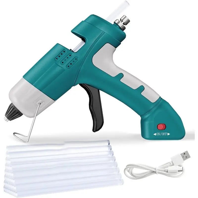 WORTHOWN-Stable Support Base For Hot Glue Gun Set Ideal For Crafts, DIY Arts, Home Repairs
