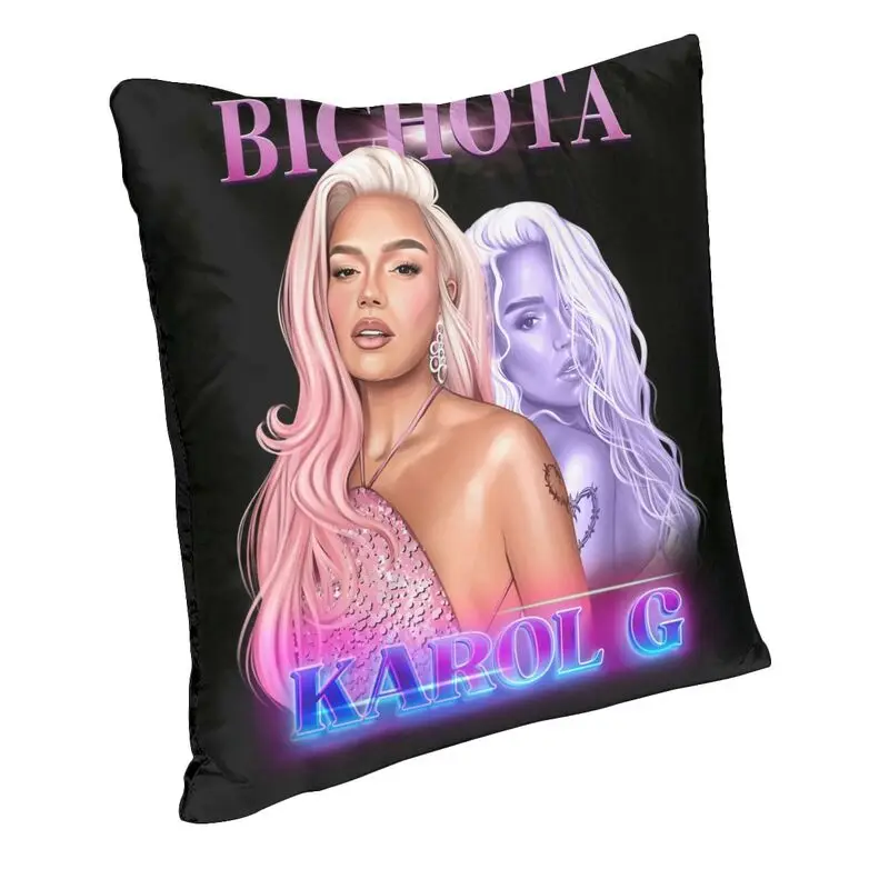 Reggae Ainger Karol G Bichota Season Luxury Pillow Cover Living Room Decoration Cushions for Sofa