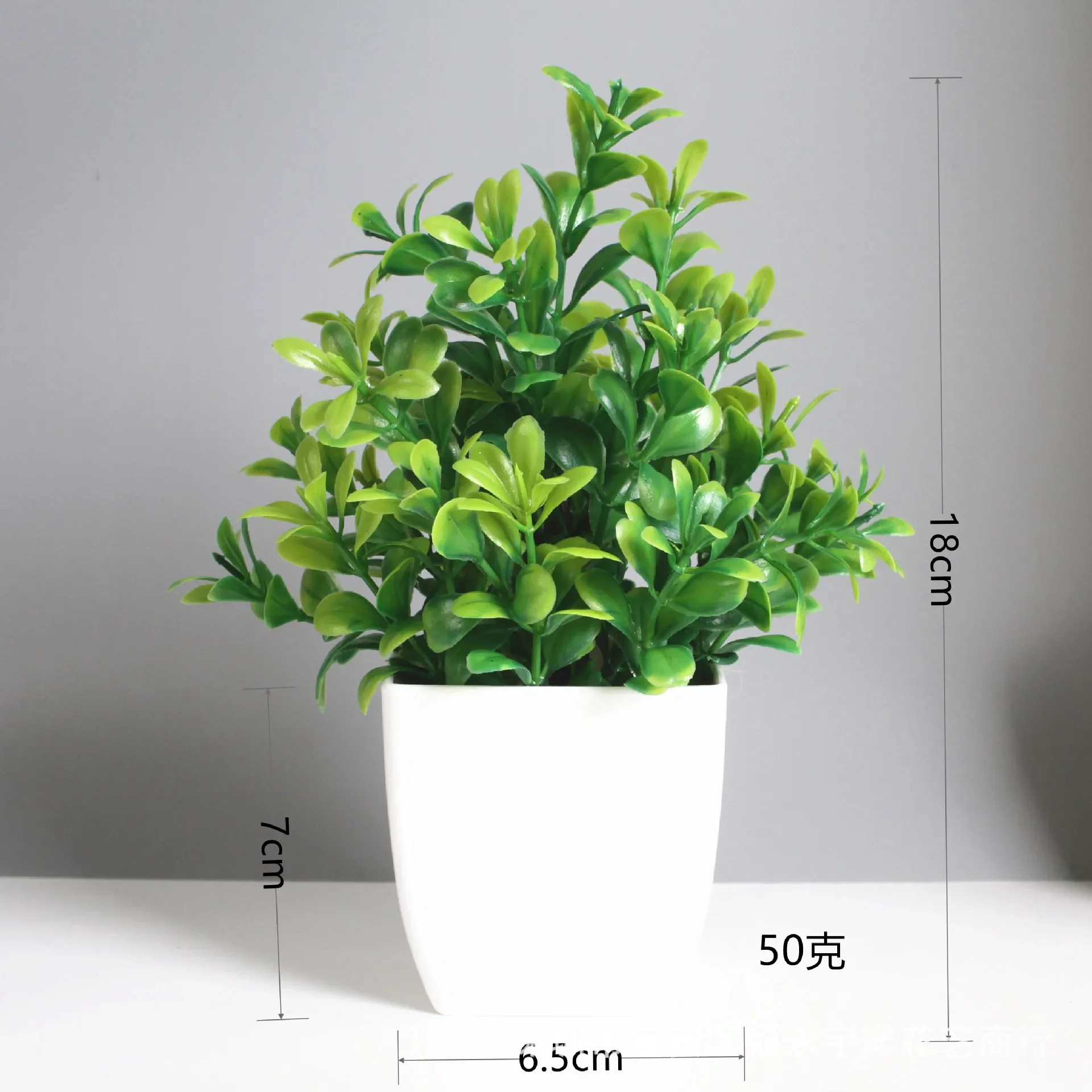 Künstliche Bonsai-grüne gefälschte Pflanze, Eukalyptus-Blume, Topfpflanze für drinnen und draußen, Zuhause, Schlafzimmer, Garten, Dekorationszubehör – Detail 6