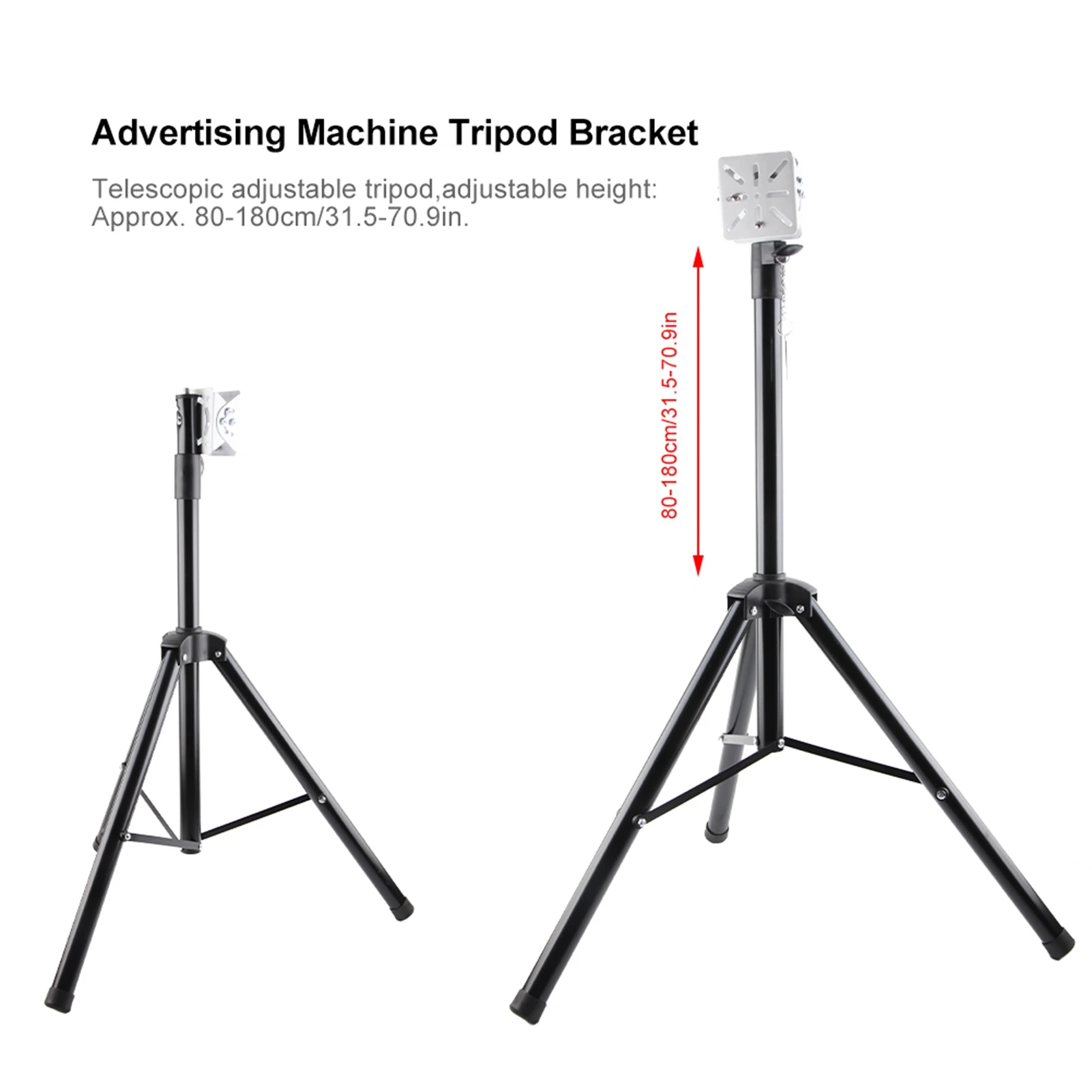 Metall Stativ Halterung Befestigung Stativ Halterung für 3D Holographische Projektor Fan Werbung Maschine 42 cm/50 cm/56 cm/60 cm/65 cm/100 cm