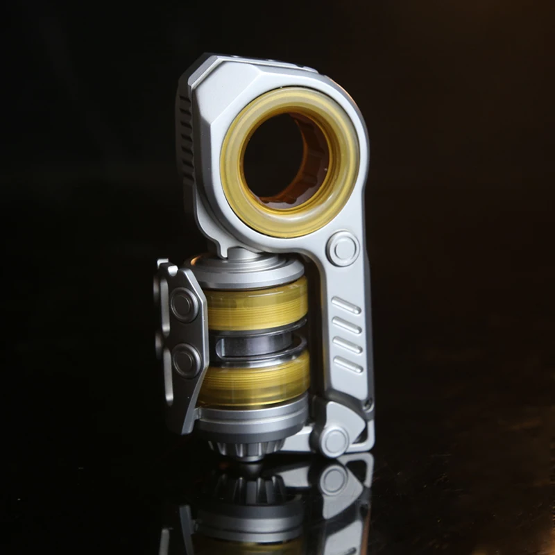 الفولاذ المقاوم للصدأ Sinian Fidget Slider - لعبة EDC الحسية للقلق وADHD، لعبة تململ سبينر لتخفيف التوتر PEI