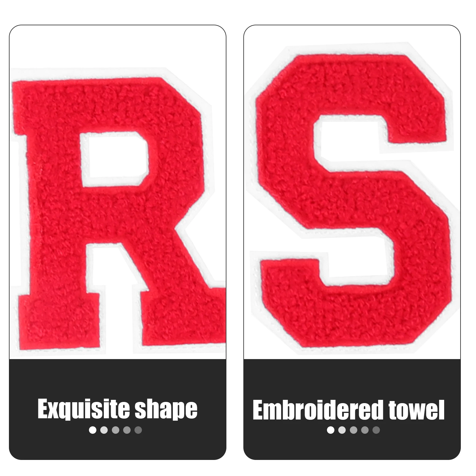 

26pcs Letter Embroidered Patches Child Coat Decorative Towel DIY Clothing Accessories Hat Patches Replaceable