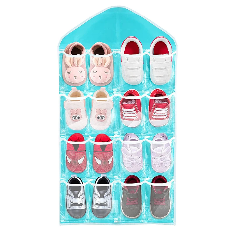16 Pockets Folding Hanging Bag Multifunction Underwear Sorting Storage Bag Door Wall Hanging Closet Organizer Bag Closet Hanger