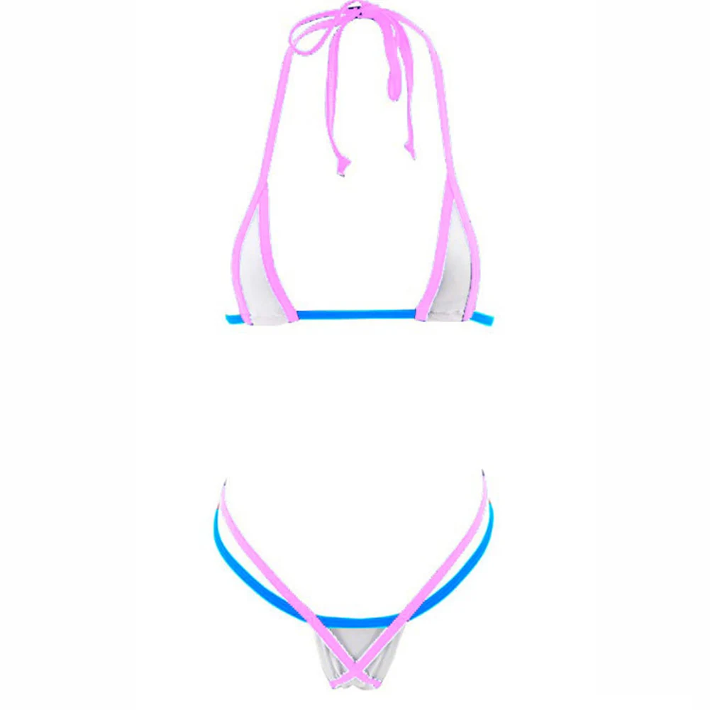 المرأة قطعتين بيكيني مجموعة ملابس السباحة المايوه ل Sandbeach بحر البولياميد دنة النسيج مريحة تناسب