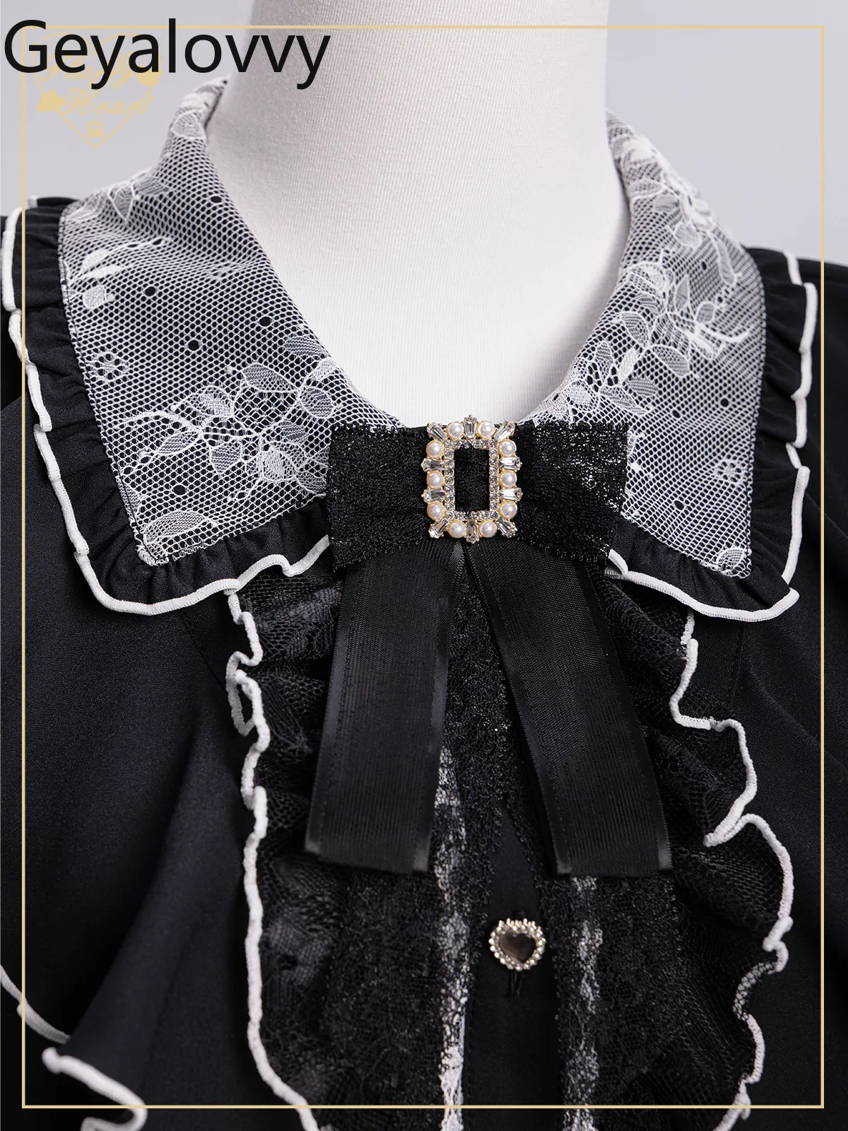 

Новые женские топы с длинным рукавом в японском стиле Лолита: элегантные повседневные блузки для весны и осени 2026