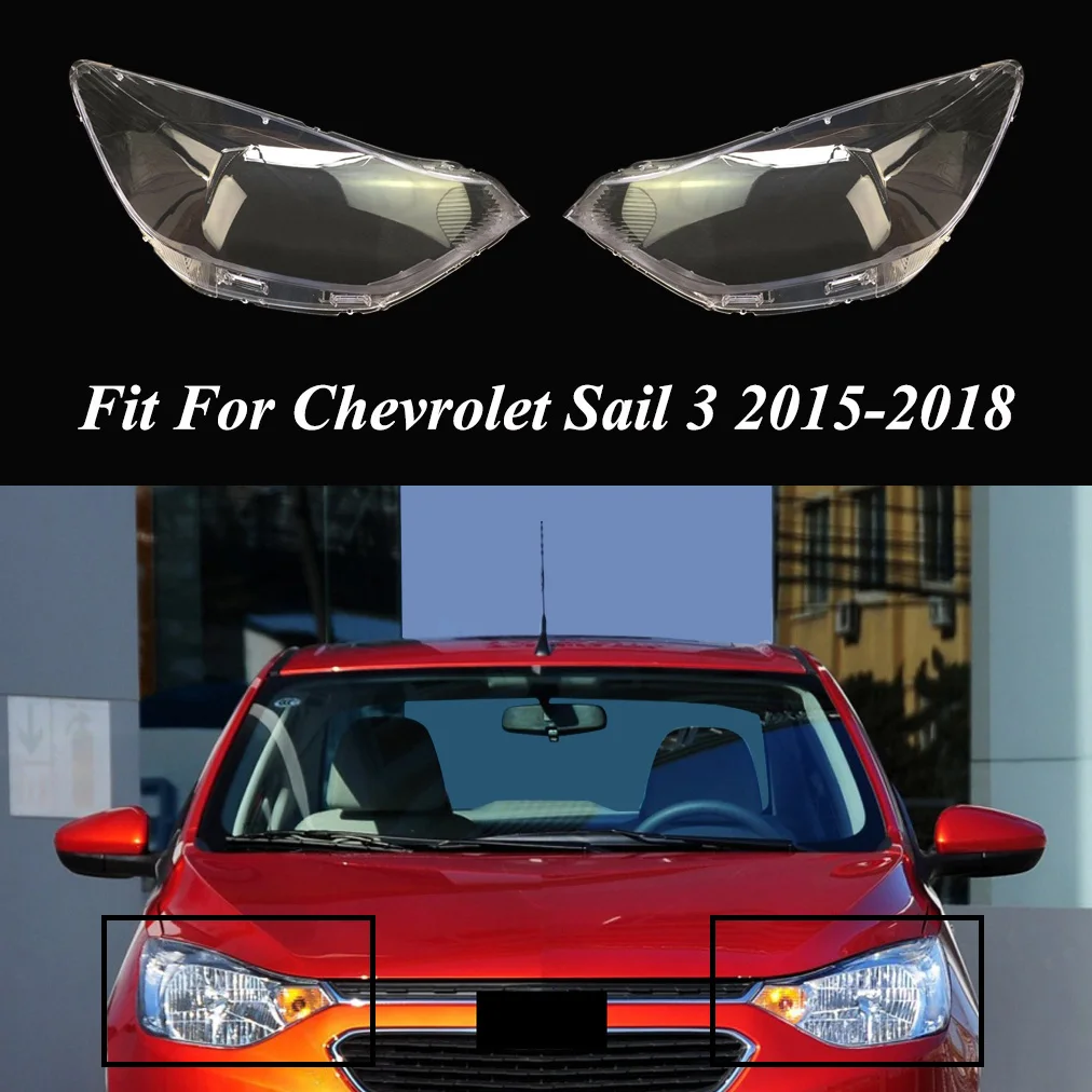 

Wrap Clear Headlamp Cover Lampshade Lens Auto Shell Fit For Chevrolet Sail 3 2015-2018