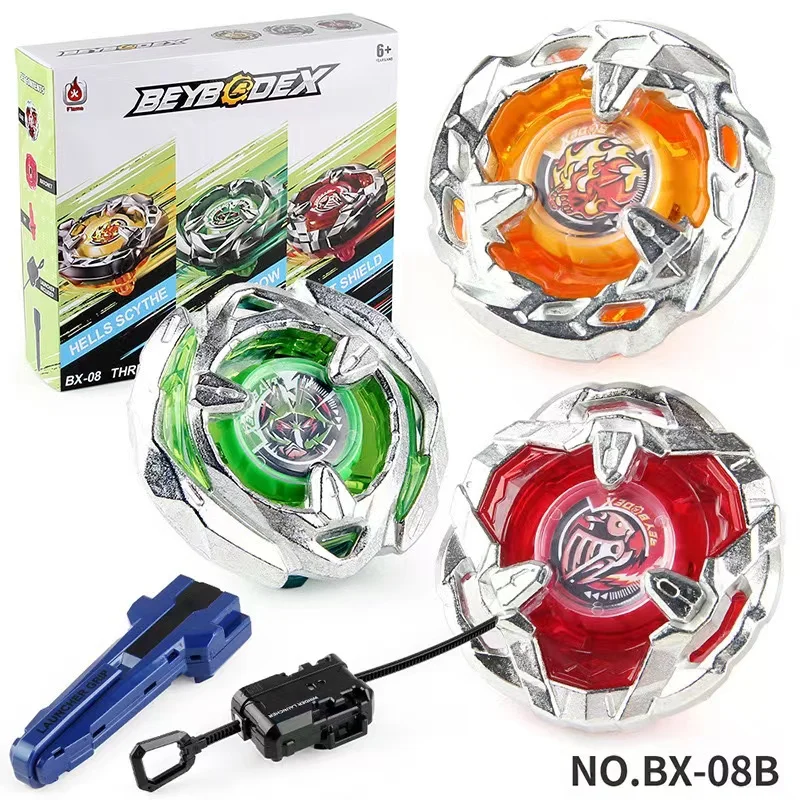 Beyblade Burst Gyro Toy X Generation BX-08 Three-in-One Different Color Version Beyblade Set Boys and Girls Holiday Gift