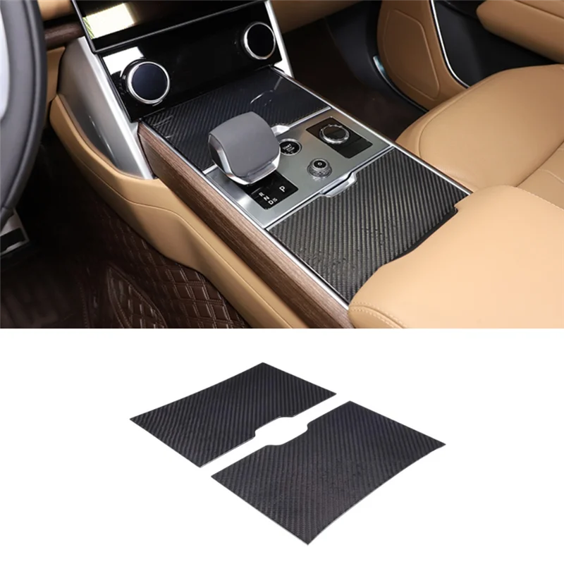 For 2023 Dry Carbon Fiber Central Control Water Cup Holder Panel Cover Trim Car Accessories