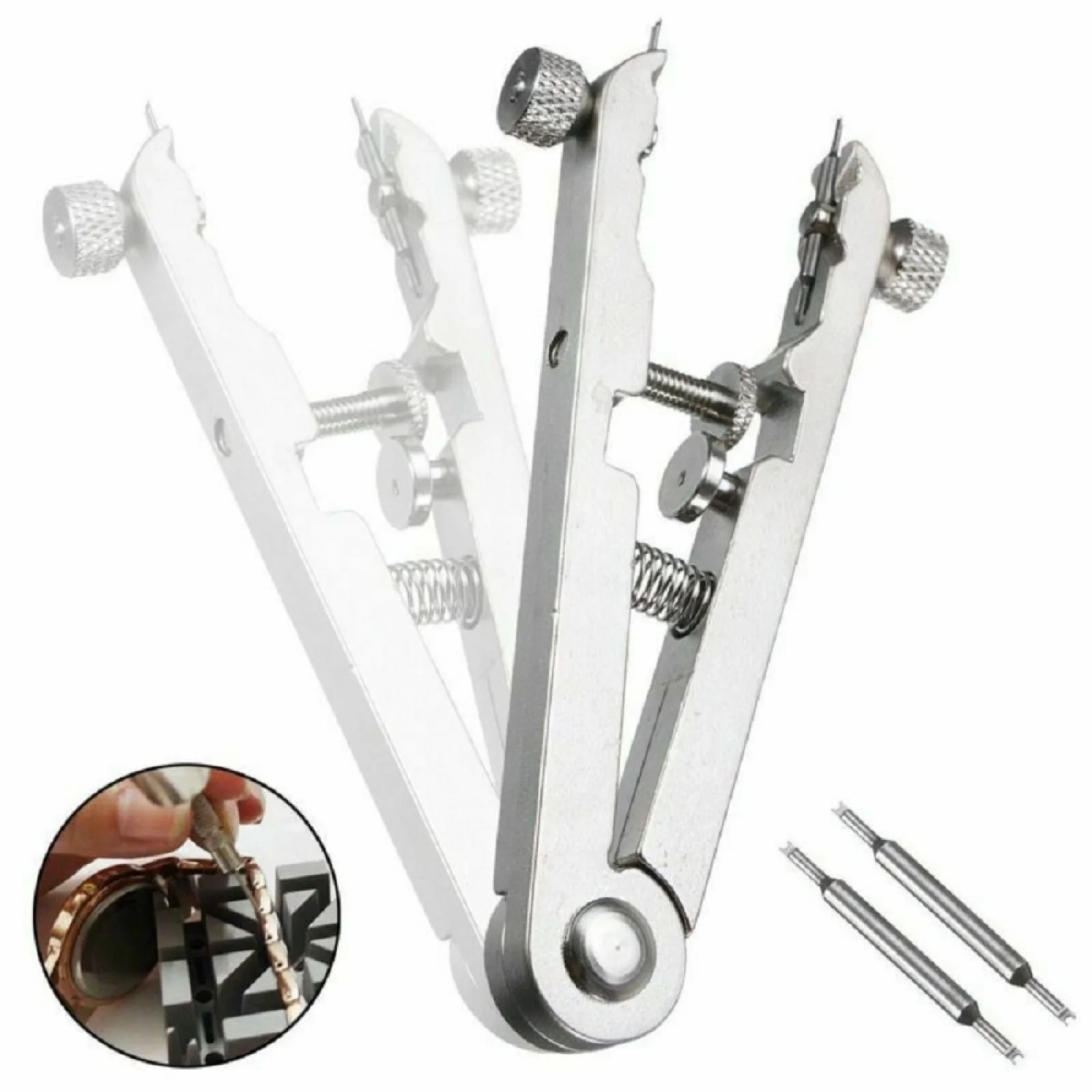 Orologio Pinzetta Bracciale Spring Bar Remover Sostituisci strumento + 2 pin per ROLEX 6825 Pinzetta in acciaio inossidabile Accessori per orologi