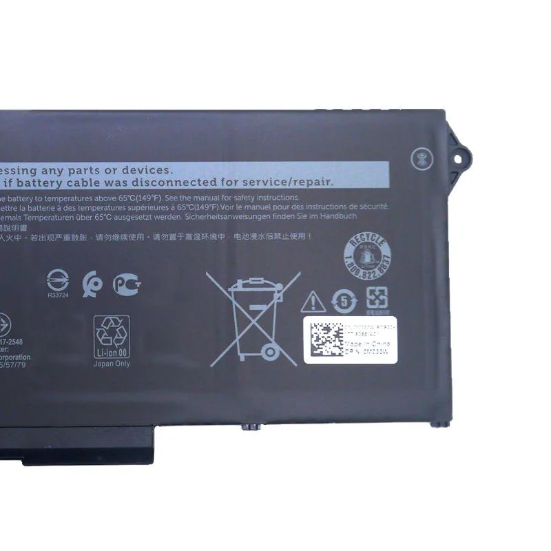 بطارية 15.2 فولت 63Wh RJ40G لـ Dell Latitude 14 5420 15 5520 3560 XPC5H CHKFM FDTCY 9D3YW 758J7 WY9DX M033W 4ICP5/57/79