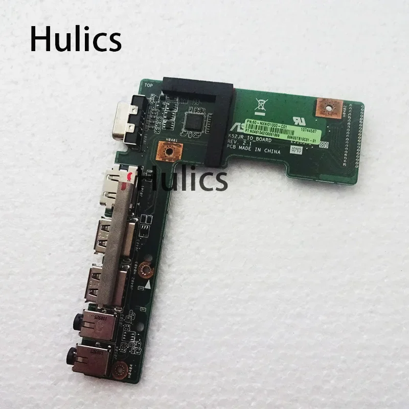 Used  For ASUS K52 X52J A52J K52J K52JR K52JT K52JB K52JU K52JE K52D X52D K52DY K52DE K52DR 60-NXNI01000 Audio VGA USB IO Board